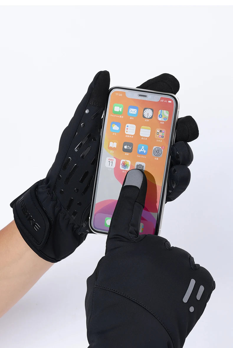 INBIKE Winter Cycling Gloves for Men Women Warm Fleece Biking Glove for Riding Bicycle Gloves Waterproof Touchscreen Accessories