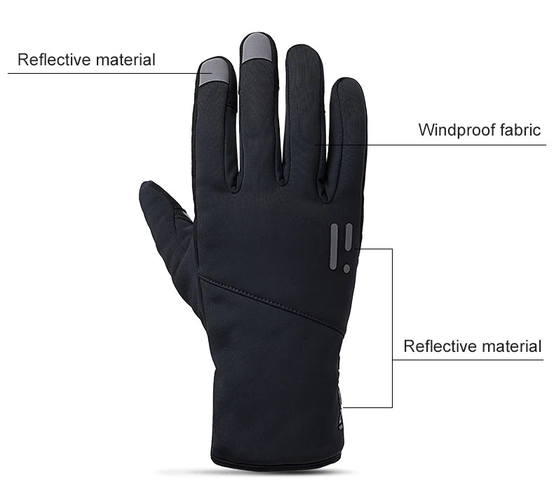 INBIKE Winter Cycling Gloves for Men Women Warm Fleece Biking Glove for Riding Bicycle Gloves Waterproof Touchscreen Accessories