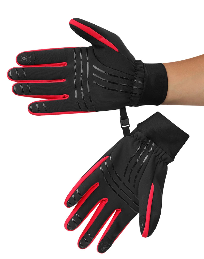 INBIKE Winter Cycling Gloves for Men Women Warm Fleece Biking Glove for Riding Bicycle Gloves Waterproof Touchscreen Accessories