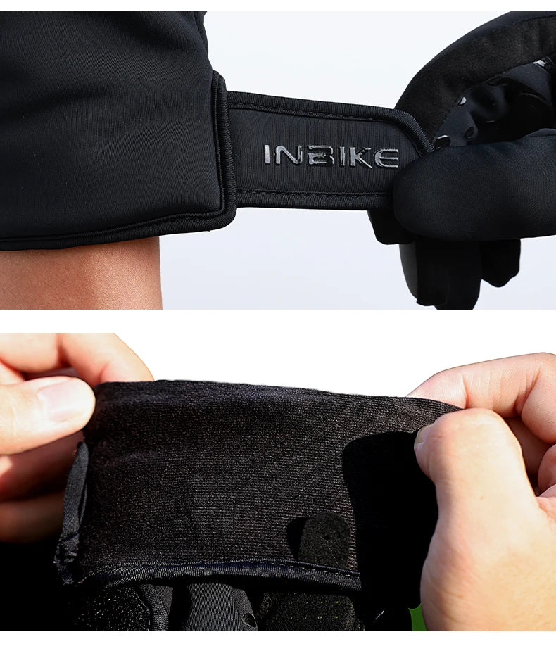 INBIKE Winter Cycling Gloves for Men Women Warm Fleece Biking Glove for Riding Bicycle Gloves Waterproof Touchscreen Accessories