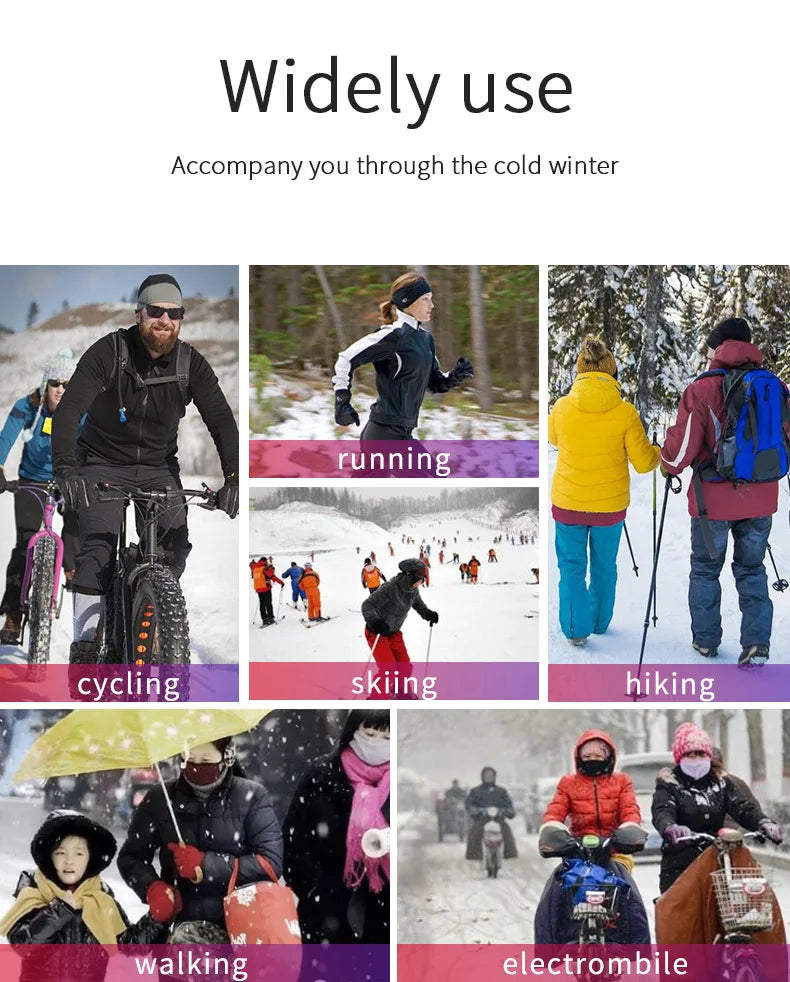 INBIKE Winter Cycling Gloves for Men Women Warm Fleece Biking Glove for Riding Bicycle Gloves Waterproof Touchscreen Accessories